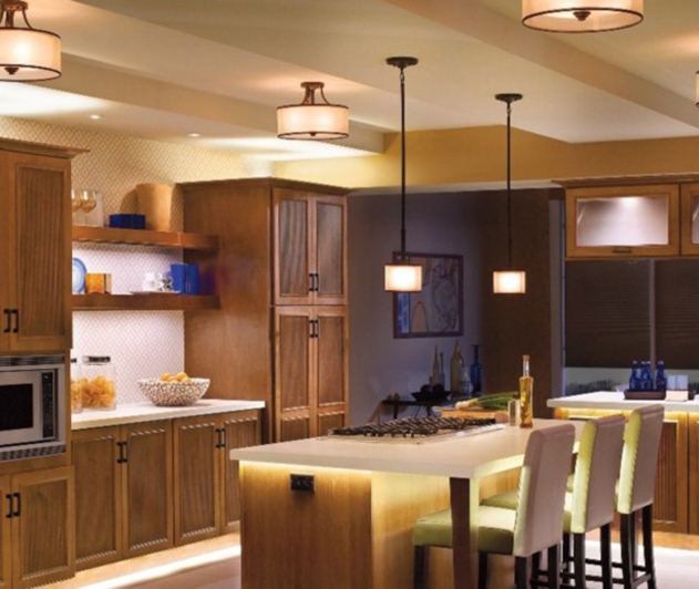 Lighting accent and ambient kitchen
